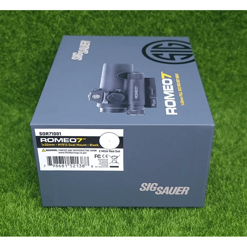Sig Sauer ROMEO7 1x30mm Red Dot Sight  2 MOA Reticle MOTAC Waterproof  SOR71001 4
