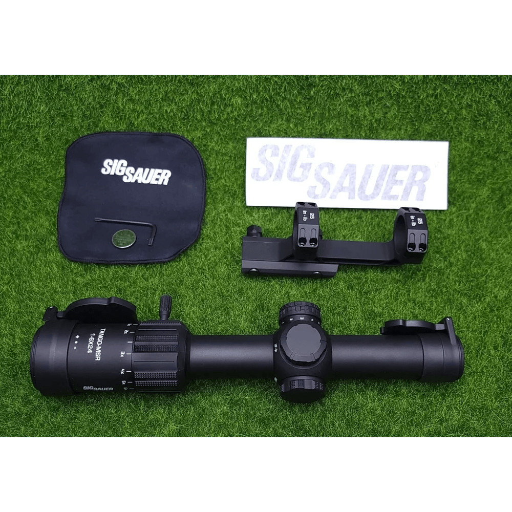Sig Sauer TANGOMSR 16x24mm Scope SFP Illuminated Red MSR BDC6 Reticle 0