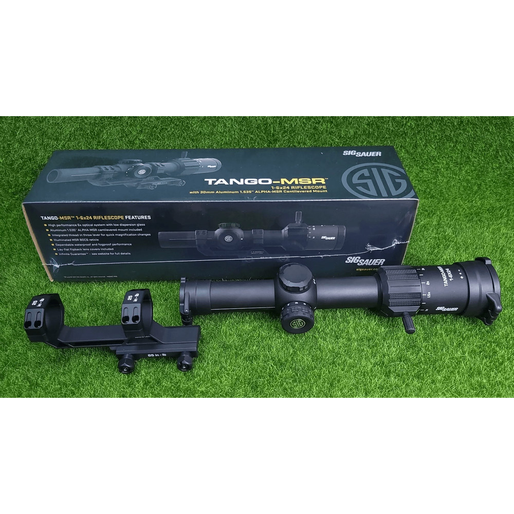 Sig Sauer TANGOMSR 16x24mm Scope SFP Illuminated Red MSR BDC6 Reticle 1