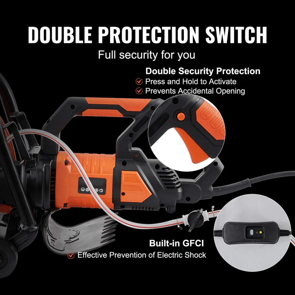 Electric Concrete Saw WetDry Cutter With Water Pump  Blade Heavy Duty Masonry Cutting Tool For Bric 4