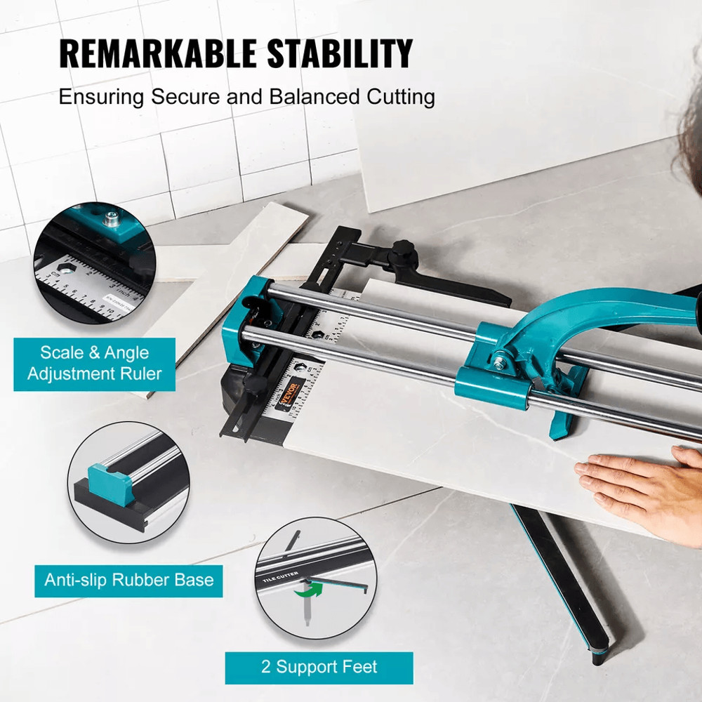 48 Manual Tile Cutter With Infrared Positioning  HeavyDuty Ceramic  Porcelain Cutting Machine 8