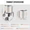 Chicken Plucker Machine Stainless Steel Feather Remover With Motor  108 Rubber Fingers For Poultry  5
