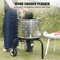 Chicken Plucker Machine Stainless Steel Feather Remover With Motor  108 Rubber Fingers For Poultry  1
