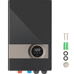 18kw instant hot tankless water heater electric boiler for shower bathroom energy-efficient, wall-mounted, digital