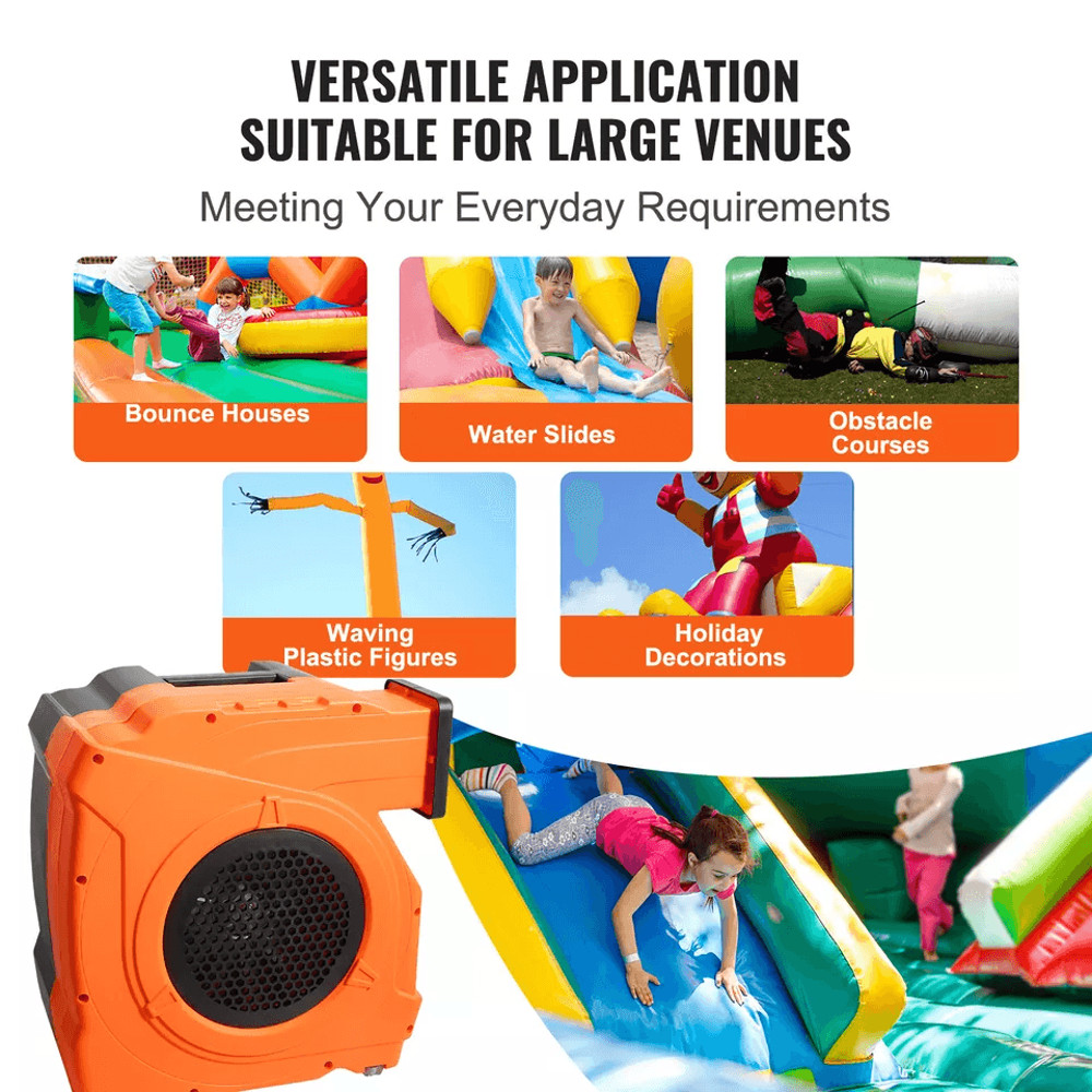 Air Blower Pump Fan Heavy Duty Inflatable Bounce House  Waterslide Blower 4