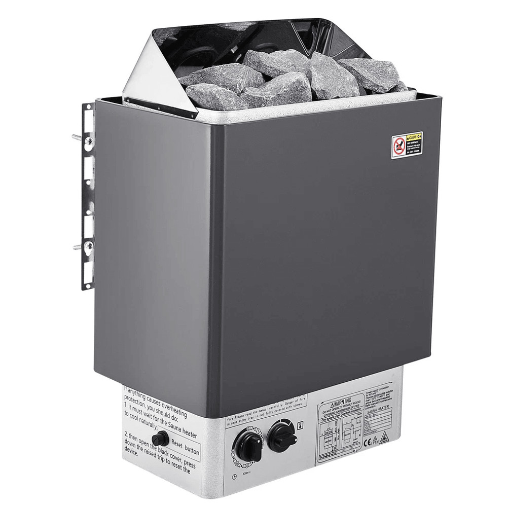 9KW Sauna Heater Stove Wet  Dry Stainless Steel With Internal Controller WallMounted Electric Steam 3