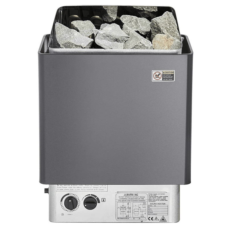 9KW Sauna Heater Stove Wet  Dry Stainless Steel With Internal Controller WallMounted Electric Steam 6