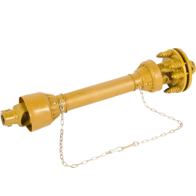 Heavy Duty PTO Shaft Spline With Slip Clutch Yellow T4 Series Adjustable For Tractors Implements 6