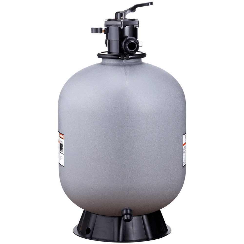 VEVOR 24 Sand Filter For AboveInground Pools  7Way Valve 65 GPM Flow Rate Durable HDPE Construction 0