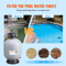 VEVOR 24 Sand Filter For AboveInground Pools 7Way Valve 65 GPM Flow Rate Durable HDPE Construction 3