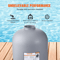 VEVOR 24 Sand Filter For AboveInground Pools 7Way Valve 65 GPM Flow Rate Durable HDPE Construction 6