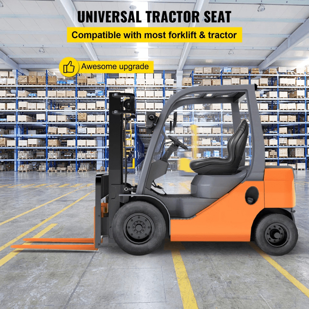 Universal Tractor Seat Vinyl Forklift Seat Waterproof With Drain Hole Compatible With Yamaha Inclu 2