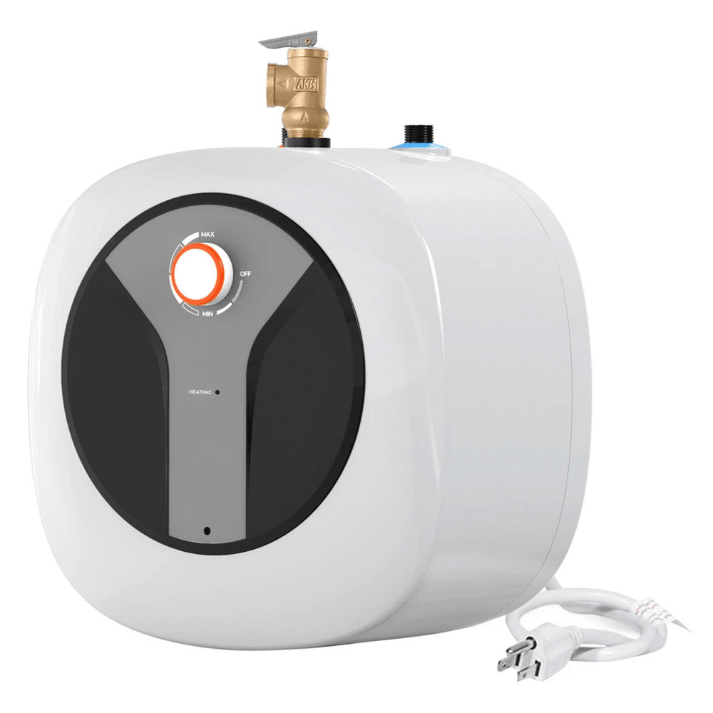 Electric Mini Tank Water Heater Compact Storage Solution For Instant Hot Water In Showers Kitchens  0