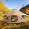 Canvas Tent 4 Seasons 5m Bell Tent For Camping With Stove Jack Waterproof Spacious 8Person Yurt Te 6