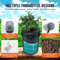 Hydroponics Deep Water Culture DWC System 8 Bucket 5 Gallon Kit With Air Pump Stones 8