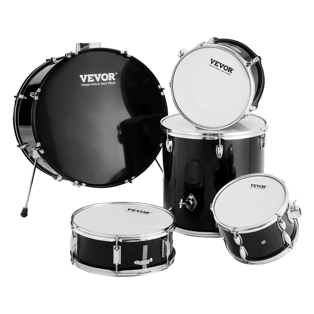 VEVOR Adult Drum Set 5Piece Drum Kit With Throne Cymbals Pedal Stand Beginner To Professional Aco 1