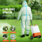 Battery Powered Backpack Sprayer With Wheels Adjustable Pressure 12V Battery Multiple Nozzles 1
