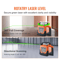 SelfLeveling 360 Rotary Green Beam Laser Level Tool Range IP66 Waterproof Remote Control Rechargeab 3