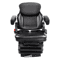 Universal Forklift Seat  Adjustable Tractor Seat With Armrests Seatbelt  Shock Absorption 6