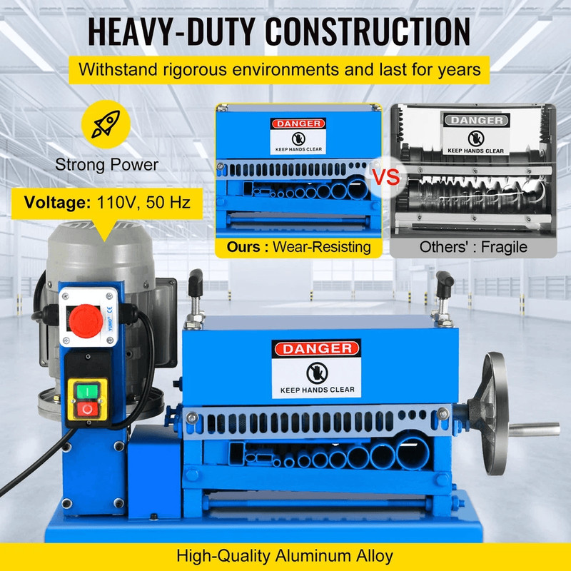 Portable Electric Wire Stripping Machine Scrap Cable Stripper 3