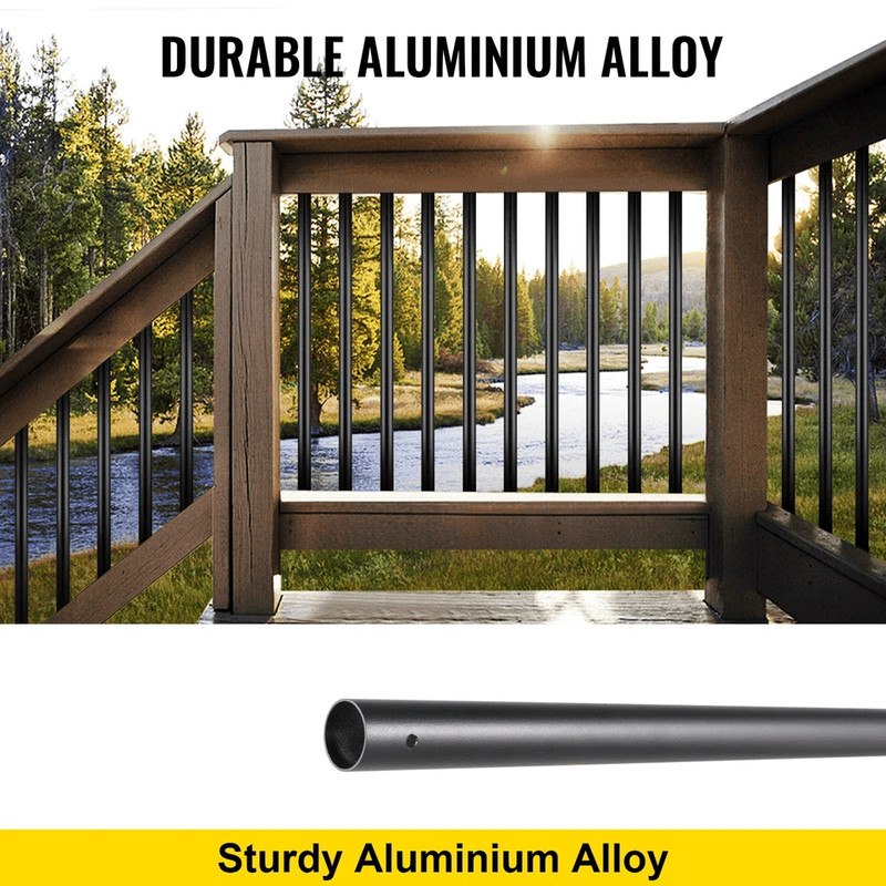 Metal Deck Spindles Aluminum Alloy Deck Balusters For Railing Systems Fences Porches WeatherResist 2