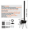 Portable Wood Stove Camping Hot Tent BBQ Stove With Chimney Pipes For Outdoor Cooking Heating 5