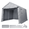 HeavyDuty Portable Storage Shelter Garage Shed Tent Outdoor Zipper Carport For Vehicles Tools Equi 0