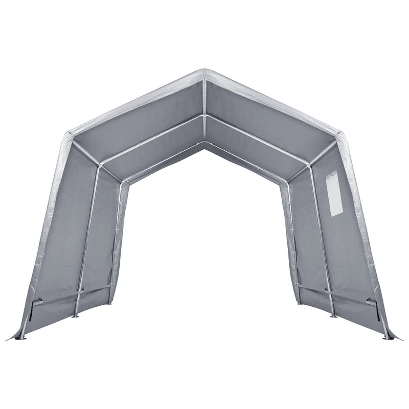 HeavyDuty Portable Storage Shelter Garage Shed Tent Outdoor Zipper Carport For Vehicles Tools  Equi 9