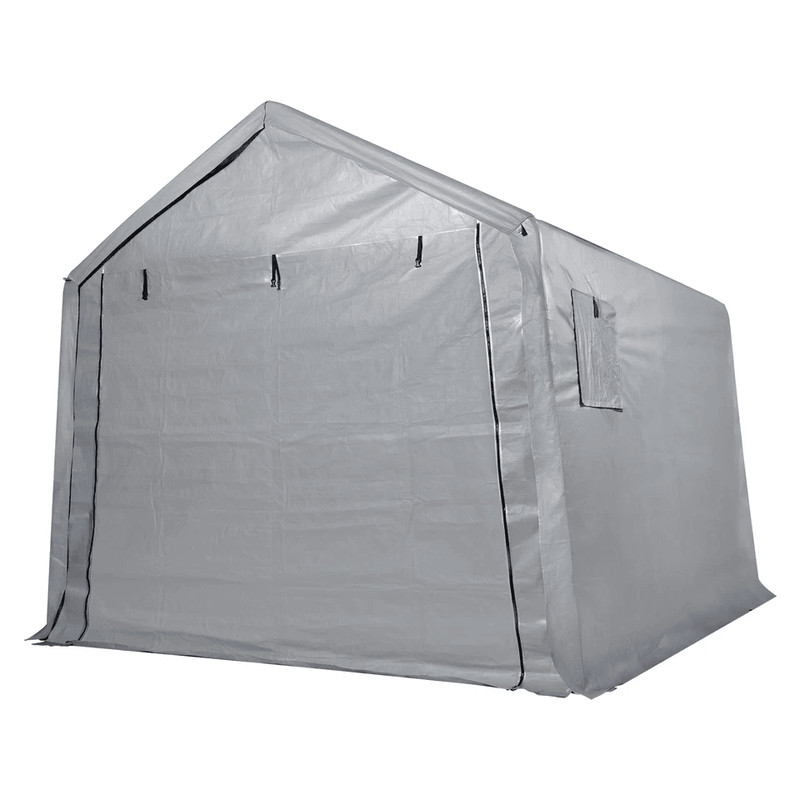 HeavyDuty Portable Storage Shelter Garage Shed Tent Outdoor Zipper Carport For Vehicles Tools  Equi 10