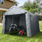 HeavyDuty Portable Storage Shelter Garage Shed Tent Outdoor Zipper Carport For Vehicles Tools  Equi 7