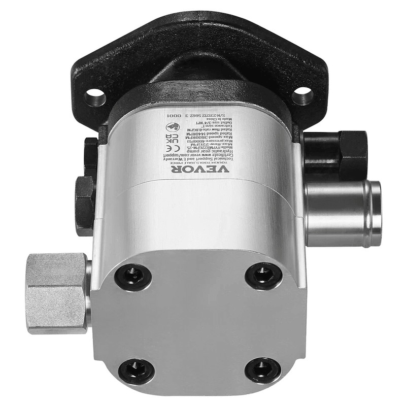 HeavyDuty VEVOR Hydraulic Log Splitter Pump Kit Gear Pump Stage With Valve Quiet Operation PSI For  8