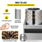 Stainless Steel Turkey Chicken Plucker Poultry DeFeather Machine Heavy Duty Plucking Machine With 1 4