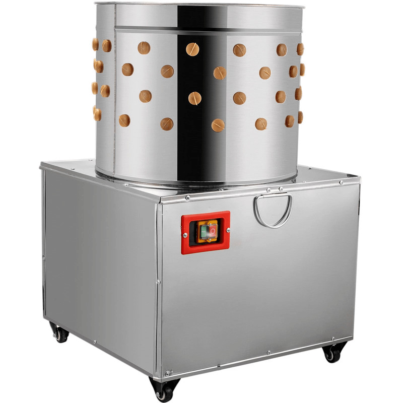 Stainless Steel Turkey Chicken Plucker Poultry DeFeather Machine Heavy Duty Plucking Machine With 1 7