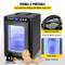 VEVOR 25L Black Reptile Egg Incubator 260C Scientific Lab Hatcher With LED Display Dual Power For 5