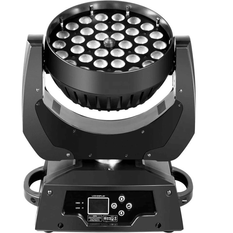 36x10W RGBW LED Zoom Moving Head Light DMX DJ Stage Projector For Disco Party Wedding Club Events 0