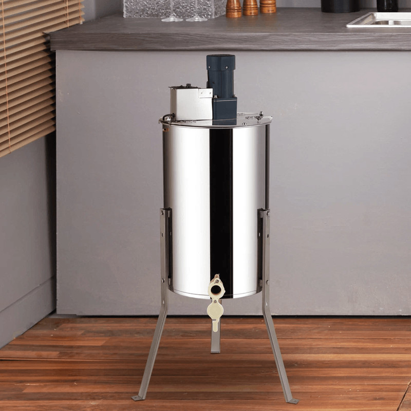 Electric Honey Extractor Stainless Steel Beekeeping Equipment With Adjustable Height Motorized Spi