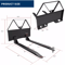Heavy Duty Pallet Fork For Skid Steer Loader Skid Steer Attachment With Quick Attach Mount 2800 Lbs 5