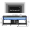 Modern LED TV Stand With Power Outlets Entertainment Media Console For TV With RGB Lights Adjustab 7
