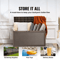 Outdoor Storage Deck Box Weatherproof Resin Patio Organizer Bench With Lockable Lid 1