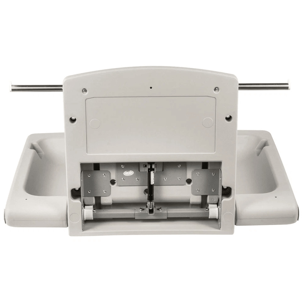 Wall Mounted Baby Changing Station For Commercial Restroom Foldable Diaper Changing Table Gray Heav 6