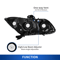 Black Headlights For Honda Civic Sedan Coupe DOT Approved Replacement Pair 5