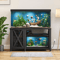 Metal Aquarium Stand For Gallon Tank Fish Tank Cabinet With Storage Power Outlet Top Tank 20 Gallo 1