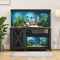 Metal Aquarium Stand For Gallon Tank Fish Tank Cabinet With Storage Power Outlet Top Tank 20 Gallo 1