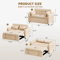 Modern Convertible Sofa Bed Sleeper Loveseat Pull Out Couch For Small Living Room Guest Room Or Apa 9