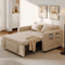 Modern Convertible Sofa Bed Sleeper Loveseat Pull Out Couch For Small Living Room Guest Room Or Apa 1