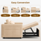 Modern Convertible Sofa Bed Sleeper Loveseat Pull Out Couch For Small Living Room Guest Room Or Apa 3