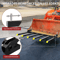 21 Fork Length 4000LBS ClampOn Debris Forks For 60 Skid Steer Buckets HeavyDuty Attachment 2