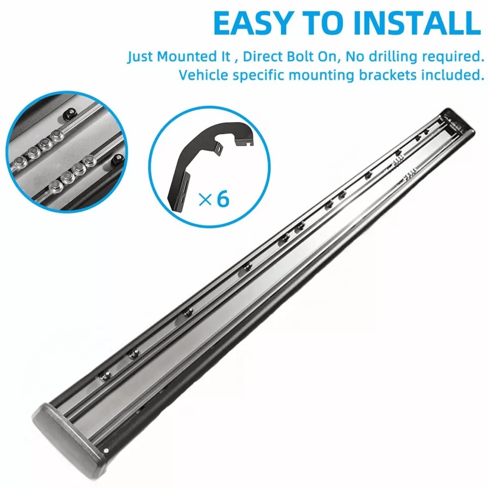 Running Boards For SilveradoSierra Crew Cab HeavyDuty Nerf Bars Side Steps 5