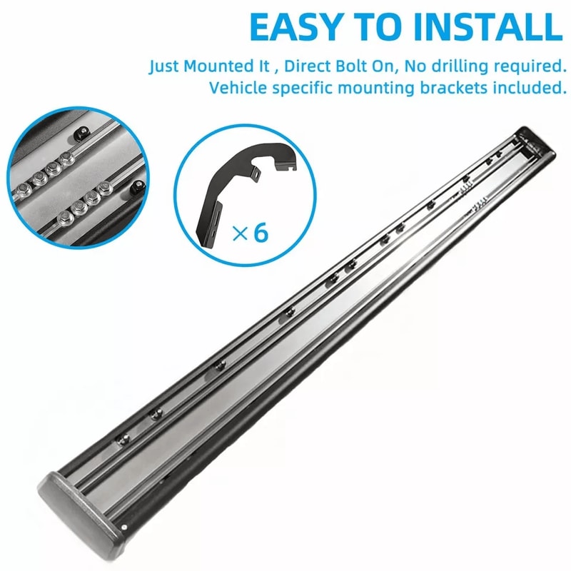 Running Boards For SilveradoSierra Crew Cab HeavyDuty Nerf Bars Side Steps 5