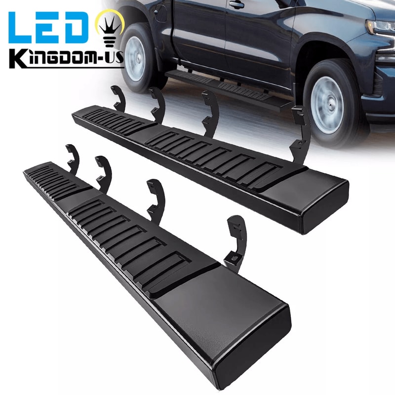 Running Boards For SilveradoSierra Crew Cab HeavyDuty Nerf Bars Side Steps 0